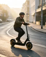500W Aluminum Alloy Electric Scooter, 35KM/H Foldable E-Scooter 36V 10.5/12.5Ah 10"