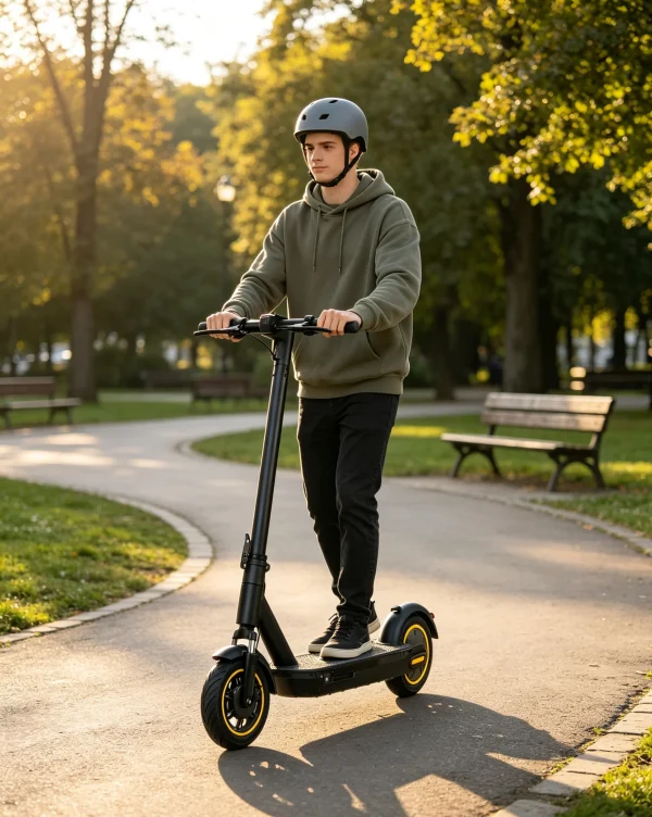 500W Aluminum Alloy Electric Scooter, 35KM/H Foldable E-Scooter 36V 10.5/12.5Ah 10"