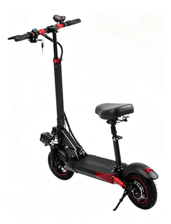 800W Aluminum Alloy Off-Road Electric Scooter, 45KM/H Foldable E-Scooter 48V 10/13AH