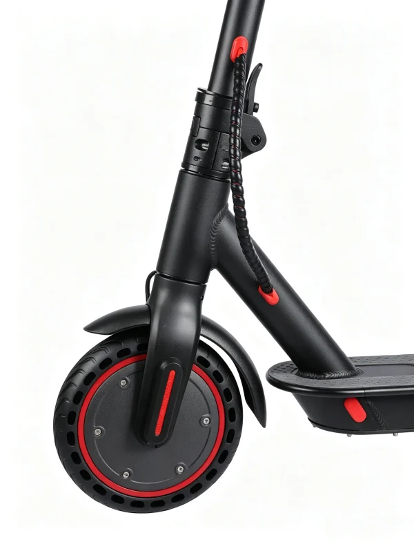 350W Aluminum Alloy Electric Scooter, 30KM/H 8.5" Solid Tire Foldable E-Scooter 36V with 6.6/7.8Ah battery