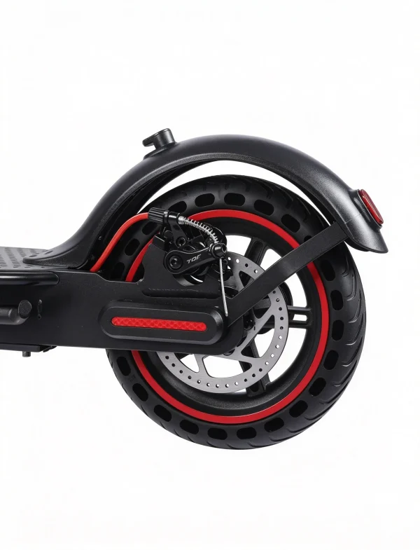 350W Aluminum Alloy Electric Scooter, 30KM/H 8.5" Solid Tire Foldable E-Scooter 36V with 6.6/7.8Ah battery