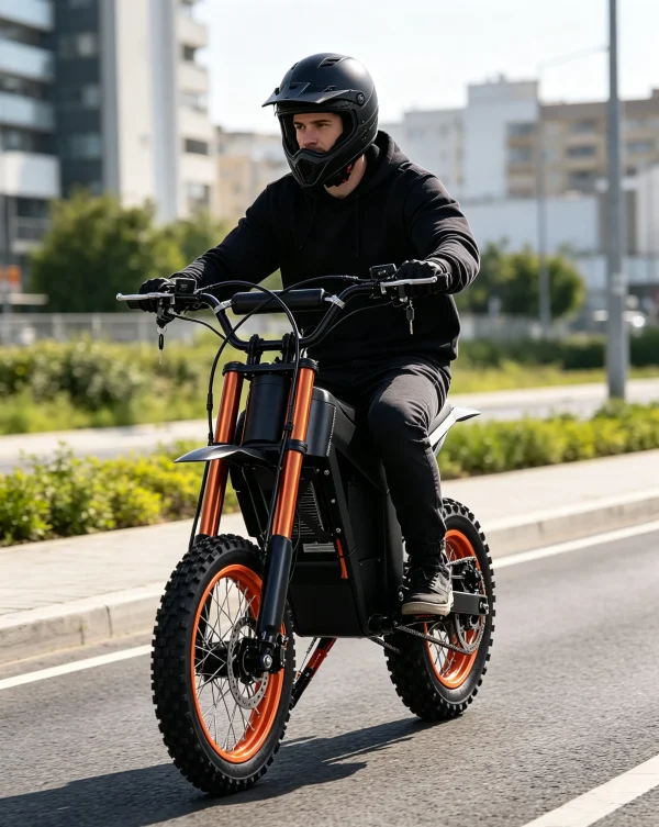 3000W 55KM/H Off-Road Electric Motorcycle 48V 30AH High Torque Dirt Bike